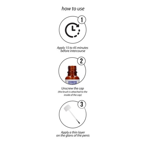 SHOTS China Brush - Delay Serum - 20 ml