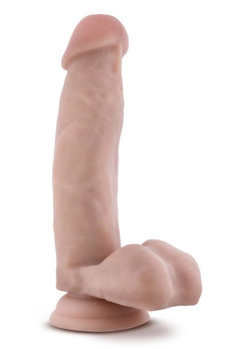 TONGA DR. SKIN DR. MARK 7 INCH DILDO WITH BALLS BEIGE
