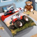 Pościel bawełna 160x200+1p70x80 Traktor
