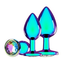 SHOTS Venice Collection - Metal Anal Plug Set - Iridescent