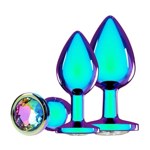 SHOTS Venice Collection - Metal Anal Plug Set - Iridescent