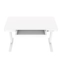 Activejet Biurko z elektryczną regulacją wysokości ET119W-C w kolorze białym. Wymiar blatu 140 x 70 cm.