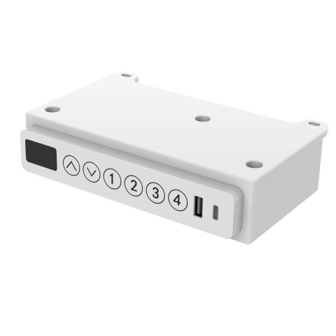 Activejet Biurko z elektryczną regulacją wysokości ET119W-C w kolorze białym. Wymiar blatu 140 x 70 cm.