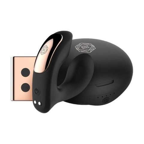 ONE-DC B.V. Rosy Gold - Wearable Vibrator with Luxury Charging Case - Black
