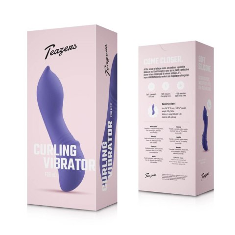 ONE-DC B.V. Teazers - Curling Mini Vibrator - Midnight Violet