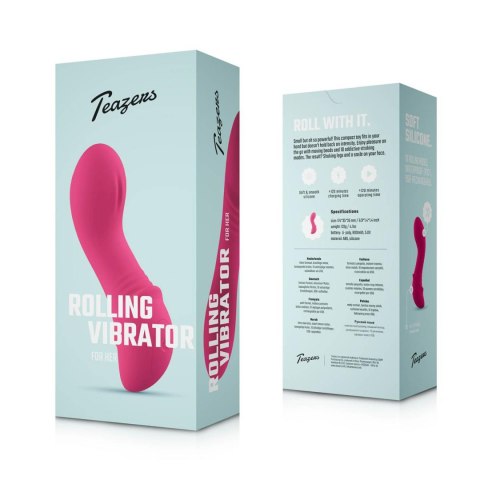 ONE-DC B.V. Teazers - Rolling Mini Vibrator - Raspberry Pink