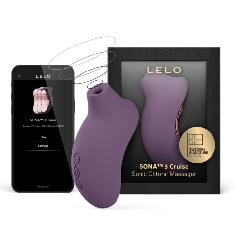 Stymulator łechtaczki sterowany aplikacją Sona 3 Cruise Plum LELO