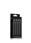 Teasing Wax Candles 4-Pack Black - Czarny Zestaw Świec Do Bdsm Ouch! by Shots
