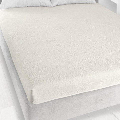 Prześcieradło 175x220 Tulipan_4 ecru (K1)