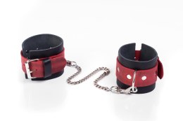 WHIPS - PPH GRAS Kajdanki- Cuffs Crazy Horse Red, Small