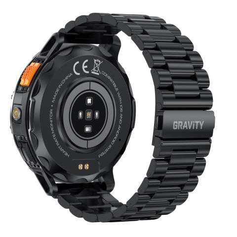 Gravity SMARTWATCH MĘSKI GRAVITY GT22-1 - AMOLED, DODATKOWY PASEK (sg030a)