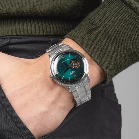 Orient Zegarek Męski Orient Classic Bambino Open Heart RA-AG0026E10B + BOX