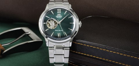 Orient Zegarek Męski Orient Classic Bambino Open Heart RA-AG0026E10B + BOX