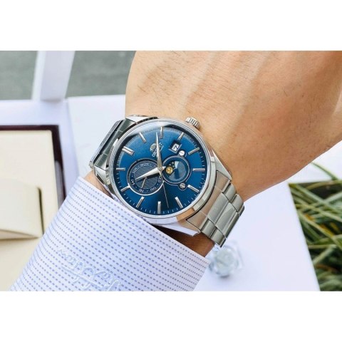Orient Zegarek Męski Orient Contemporary Sun & Moon RA-AK0308L10B + BOX