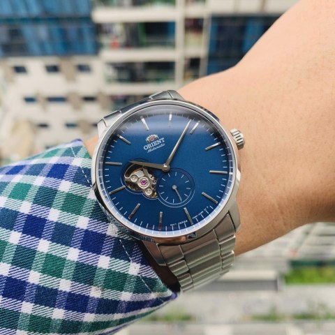 Orient Zegarek Męski Orient Open Heart Automatic RA-AR0101L10B + BOX