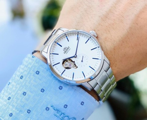 Orient Zegarek Męski Orient Open Heart Automatic RA-AR0102S10B + BOX