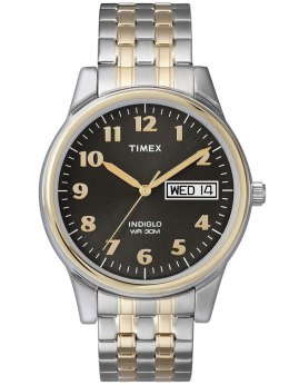 Timex ZEGAREK MĘSKI TIMEX Charles Two-Tone T26481 INDIGLO + BOX