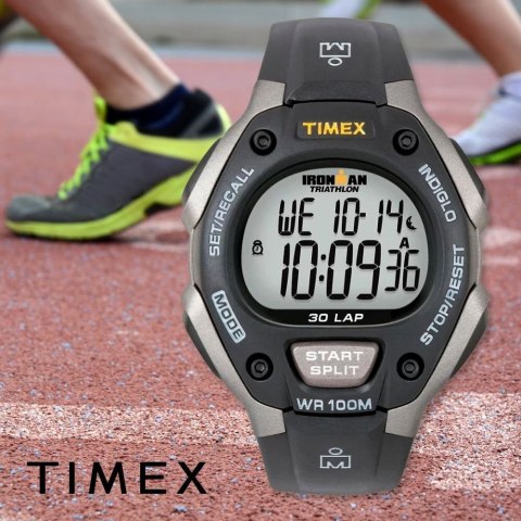 Timex ZEGAREK MĘSKI TIMEX T5E901 C30 Ironman Traditional 30-Lap Full-Size + BOX