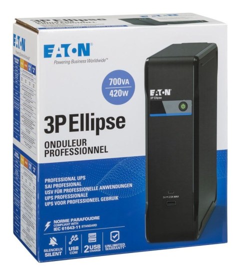 ZASILACZ UPS Eaton 3P Ellipse 700 USB FR 3P700UF