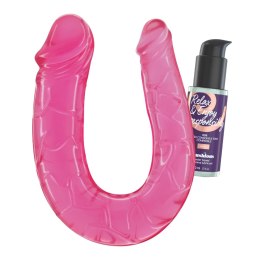 Crushious - Lunyvan S.L. CRUSHIOUS DEEP DIVER DOUBLE DILDO WITH ANAL LUBRICANT 50ML PINK