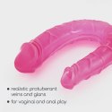 Crushious - Lunyvan S.L. CRUSHIOUS DEEP DIVER DOUBLE DILDO WITH ANAL LUBRICANT 50ML PINK