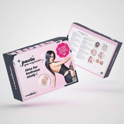 Crushious - Lunyvan S.L. CRUSHIOUS PAOLA THE TEACHER INFLATABLE DOLL WITH STROKER