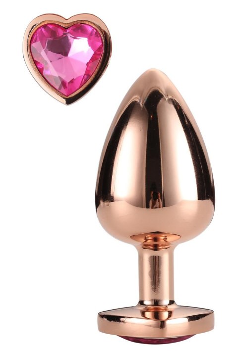 Korek Analny Gleaming Love Rose Gold Plug Small Dreamtoys