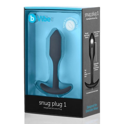 Korek analny Snug Plug 1 Black b-Vibe