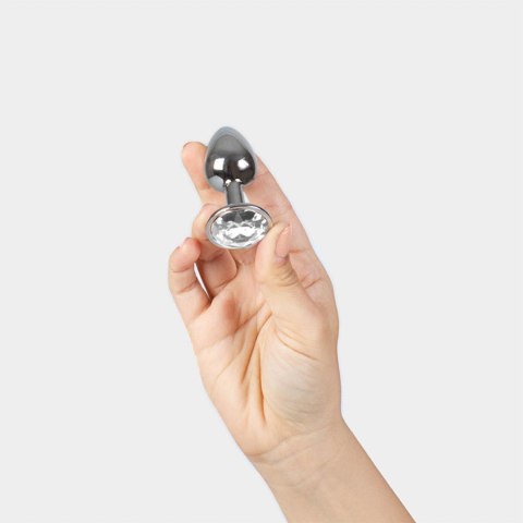 Secret Play - FEMARVI S.L. CLEAR CRYSTAL JEWELLED METAL BUTT PLUG S