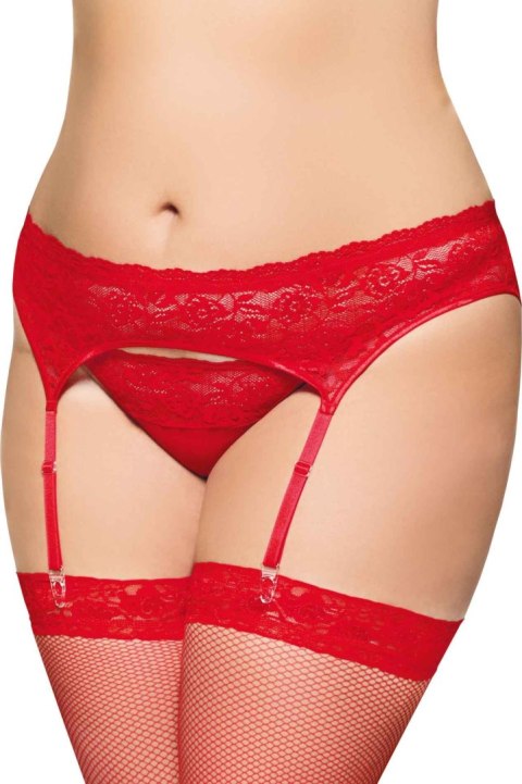 Softline - Boys of Toys Sp. z. o.o. Garterbelt 3305 - Plus Size - red 3XL