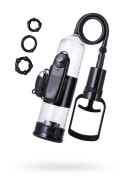 TOYFA - Boys of Toys Sp. z o.o. (dystrybutor) A-TOYS, Penis Pump Coal, with vibro, PVC, Transparent, 22,8 cm