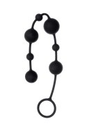 TOYFA - Boys of Toys Sp. z o.o. (dystrybutor) Anal beads Toyfa A-toys Coron, with balls, silicone, black, 35,9 cm