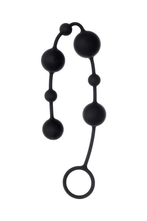 TOYFA - Boys of Toys Sp. z o.o. (dystrybutor) Anal beads Toyfa A-toys Coron, with balls, silicone, black, 35,9 cm