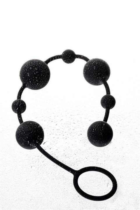 TOYFA - Boys of Toys Sp. z o.o. (dystrybutor) Anal beads Toyfa A-toys Coron, with balls, silicone, black, 35,9 cm
