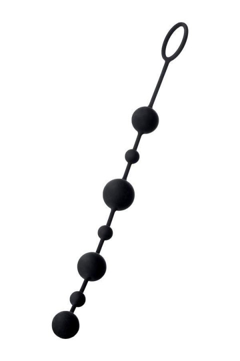 TOYFA - Boys of Toys Sp. z o.o. (dystrybutor) Anal beads Toyfa A-toys Coron, with balls, silicone, black, 35,9 cm