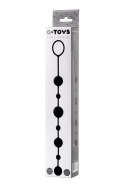 TOYFA - Boys of Toys Sp. z o.o. (dystrybutor) Anal beads Toyfa A-toys Coron, with balls, silicone, black, 35,9 cm