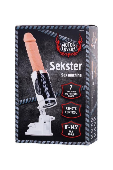 TOYFA - Boys of Toys Sp. z o.o. (dystrybutor) Sex machine Sekster, MotorLovers, ABS, black, 29 cm