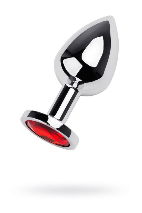 TOYFA - Boys of Toys Sp. z o.o. (dystrybutor) Silver anal plug with gem, red