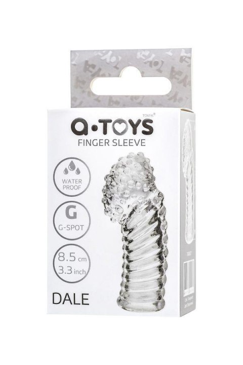 TOYFA - Boys of Toys Sp. z o.o. (dystrybutor) Sleeve finger A-toys Dale, TRE, transparent, 8.5 cm
