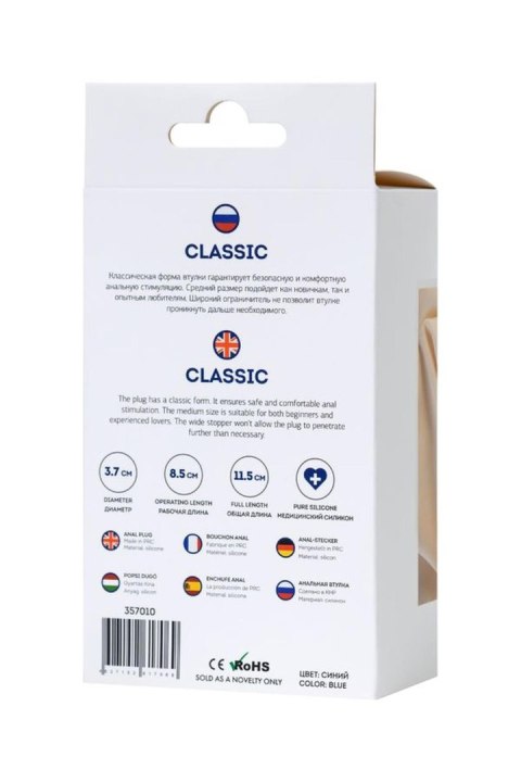 TOYFA - Boys of Toys Sp. z o.o. (dystrybutor) ToDo Classic Blue Anal Plug M