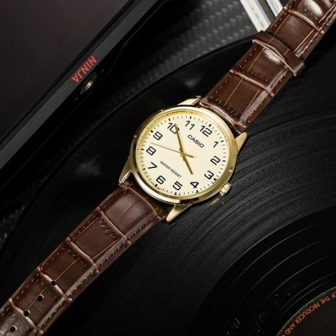 Casio ZEGAREK MĘSKI CASIO MTP-V001GL-9B (zd080e) + BOX