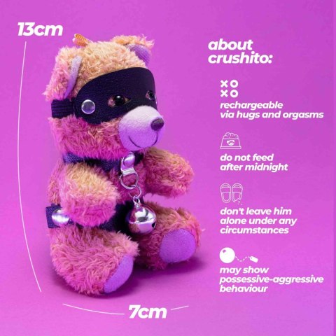 Crushious - Lunyvan S.L. CRUSHIOUS CRUSHITO BELL BEAR KEYRING