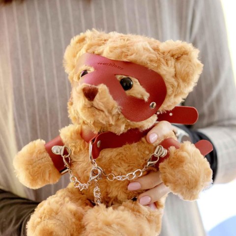 Crushious - Lunyvan S.L. CRUSHIOUS CRUSHITO BONDAGE TEDDY BEAR RED 31CM