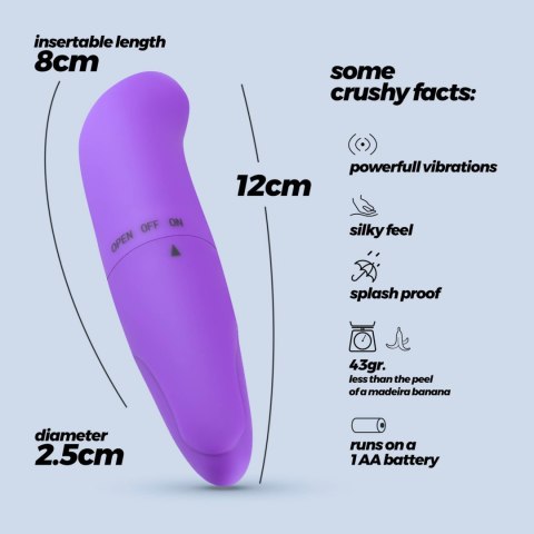 Crushious - Lunyvan S.L. CRUSHIOUS G-FINDER MINI MASSAGER PURPLE