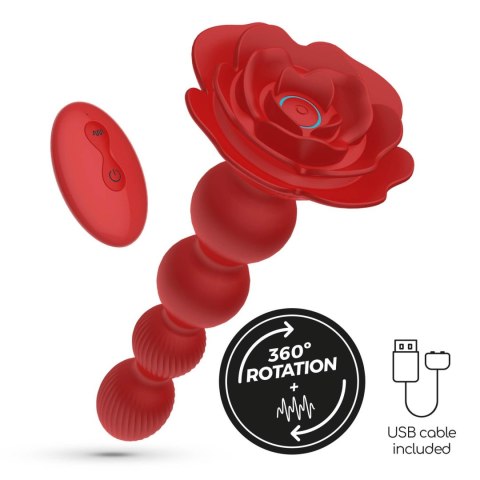 Crushious - Lunyvan S.L. CRUSHIOUS ROSALINE ROTATING ANAL PLUG WITH REMOTE CONTROL