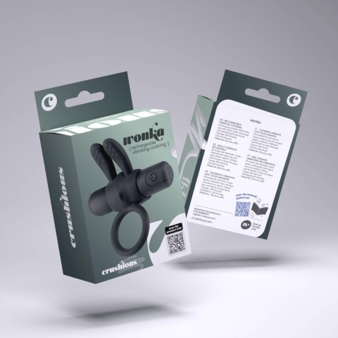 Crushious - Lunyvan S.L. CRUSHIOUS WONKA COCKRING WITH RECHARGEABLE VIBRATING BULLET