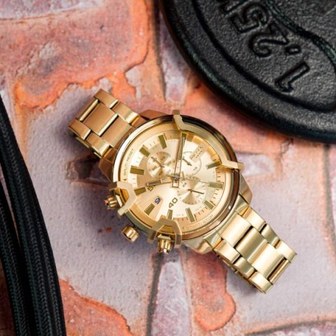 Diesel ZEGAREK MĘSKI DIESEL Griffed Chronograph DZ4573 + BOX