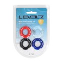 SHOTS Cockring Set of 4 - Multicolor