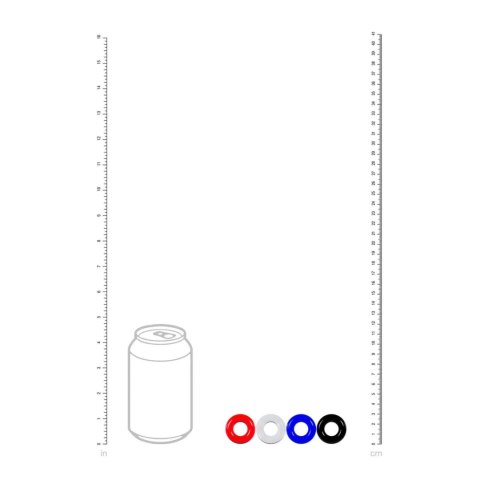 SHOTS Cockring Set of 4 - Multicolor