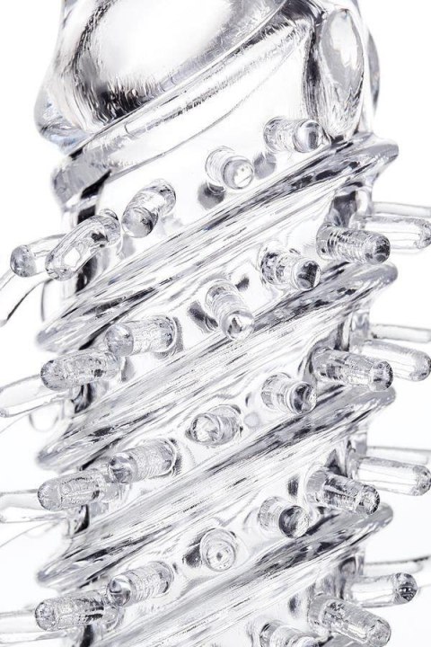 TOYFA - Boys of Toys Sp. z o.o. (dystrybutor) Sleeve TOYFA A-Toys Fril, with vibro bullet, TPR, transparent, 13,4 cm